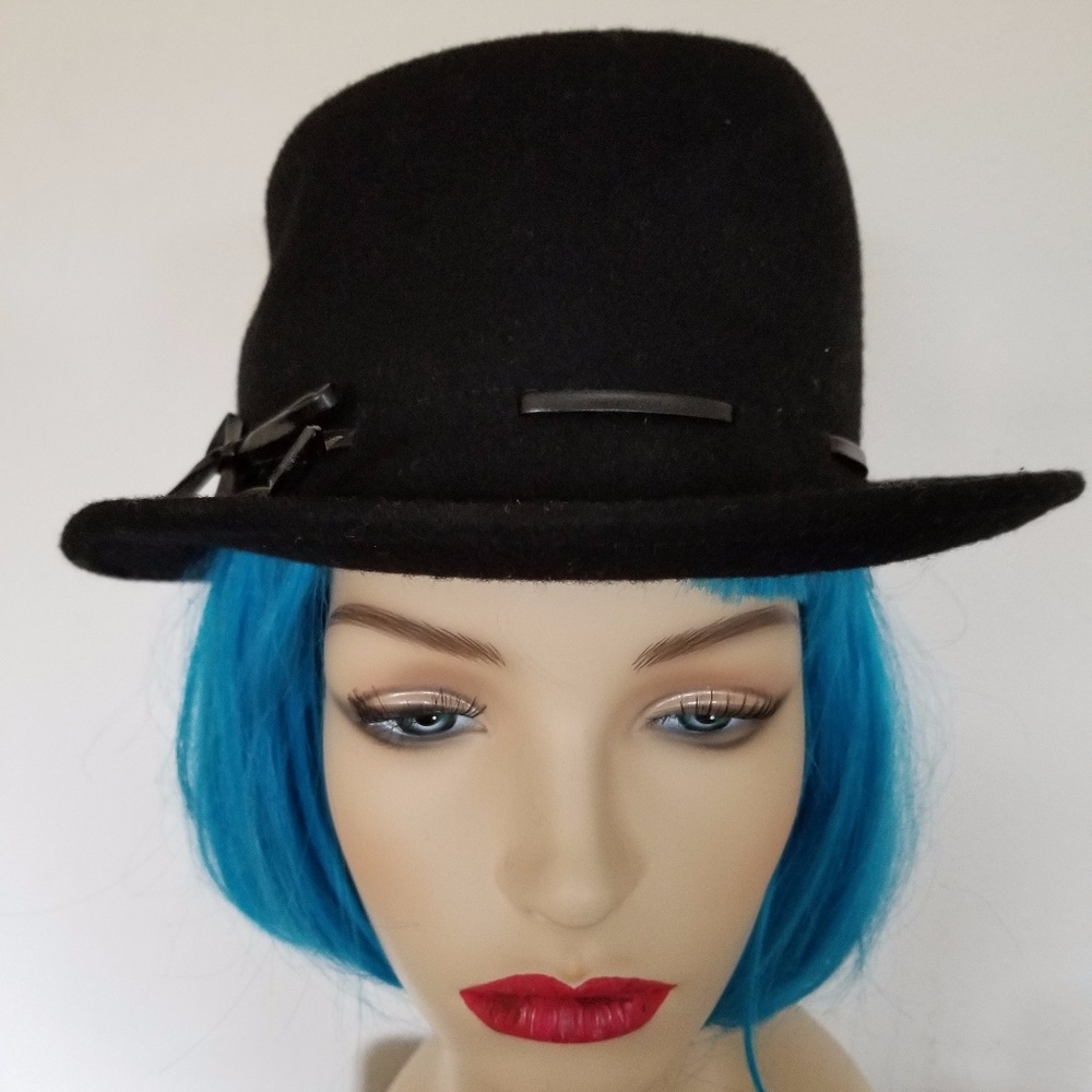 Vintage Womens Fedora/Bowler Style Hat 1980's