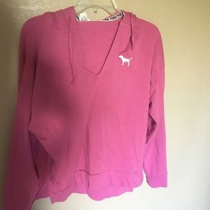 Never worn PINK pink hoodie