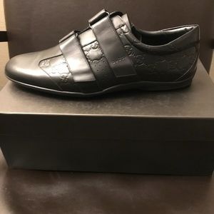 Black Gucci Velcro Sneaker