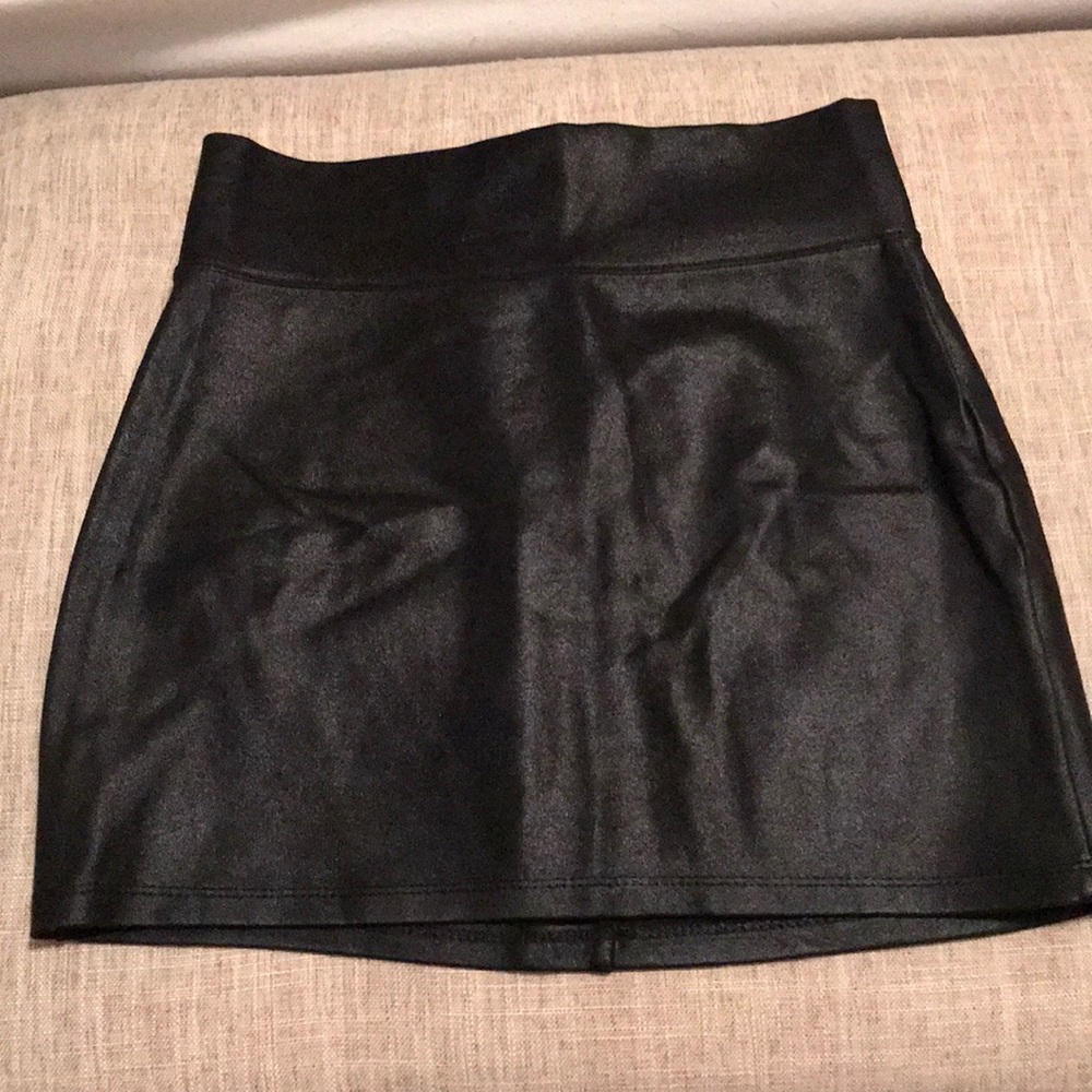 Black mini skirt. Worn once