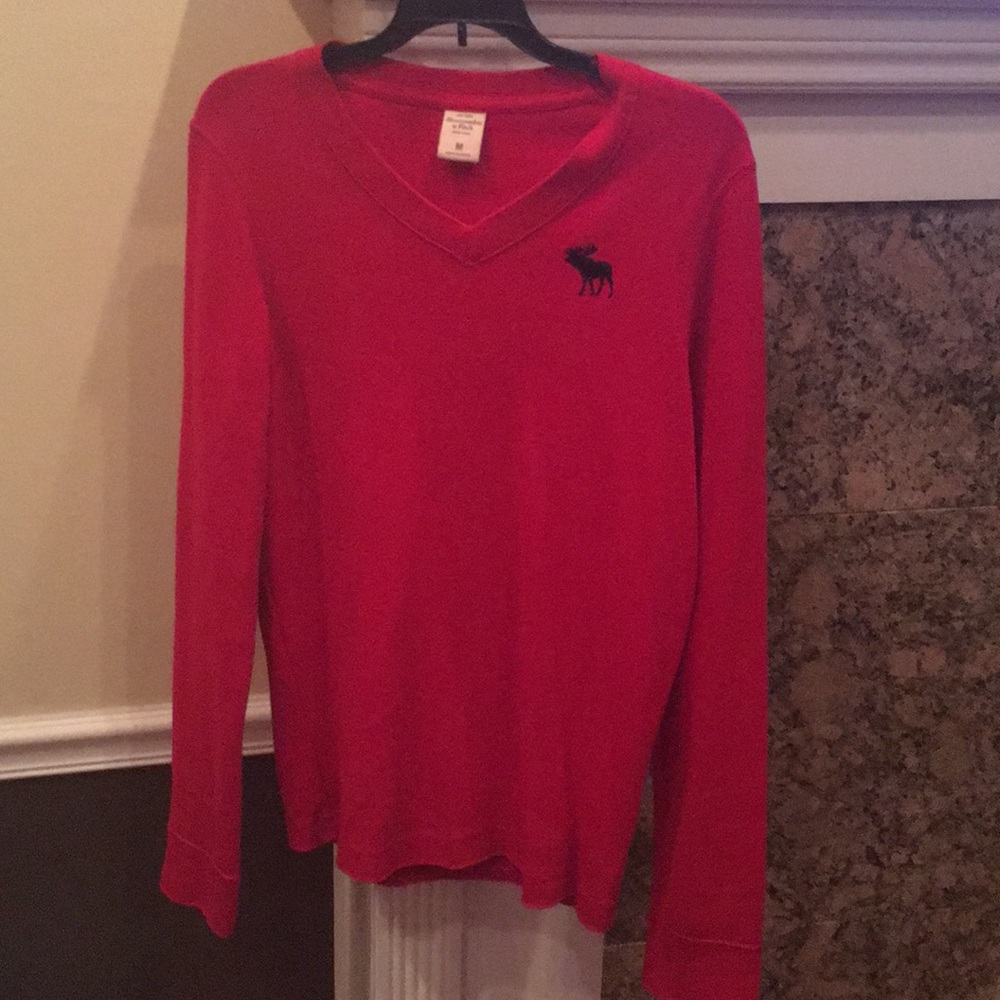 Red Abercrombie sweater