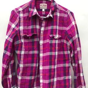 Old Navy Pink Flannel