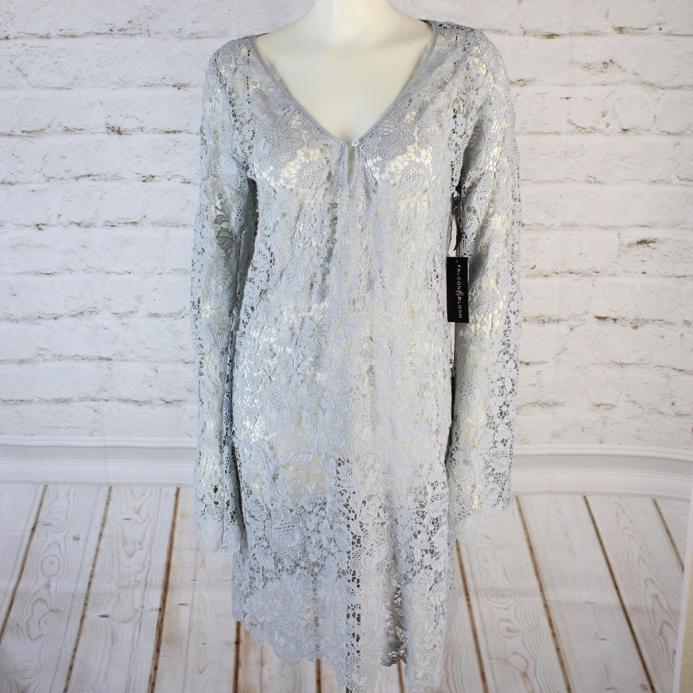 Falcon & Bloom | Anjelica Bell Sea Foam Midi Dress