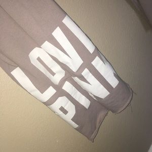 PINK SWEATS,  don't wear them, size large