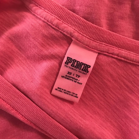 PINK Victoria's Secret : Pink V-Neck t-shirt - Picture 5 of 5