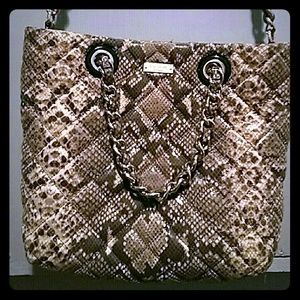 KATE SPADE NEW YORK Quilted Snakeskin Handbag