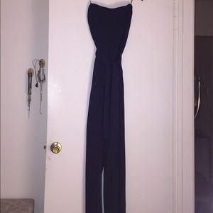 Strapless Wide Legged Blue Jumper