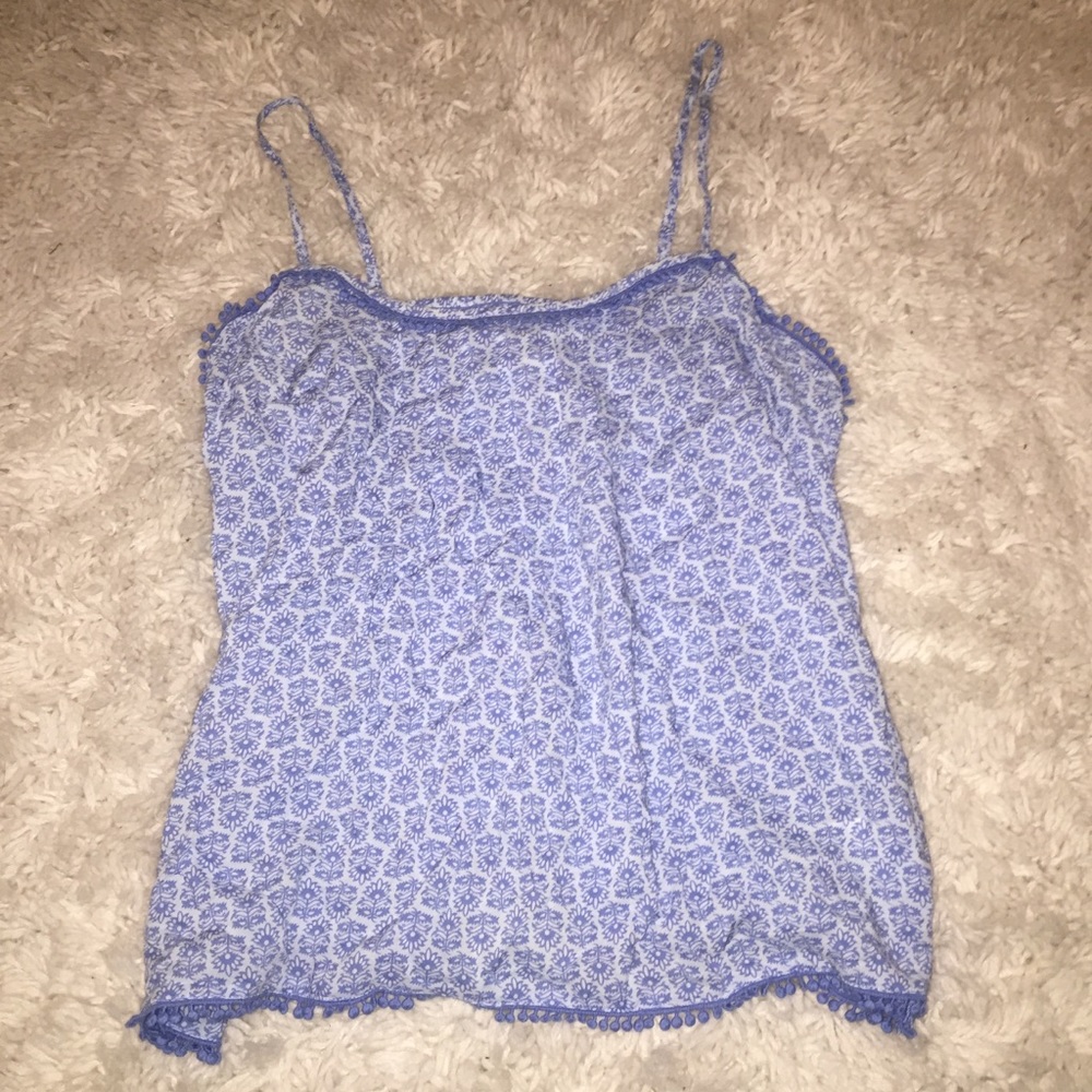 GAP Body Blue print cami top - Picture 2 of 4