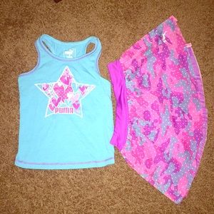 Toddler Girls Puma Summer Outfit