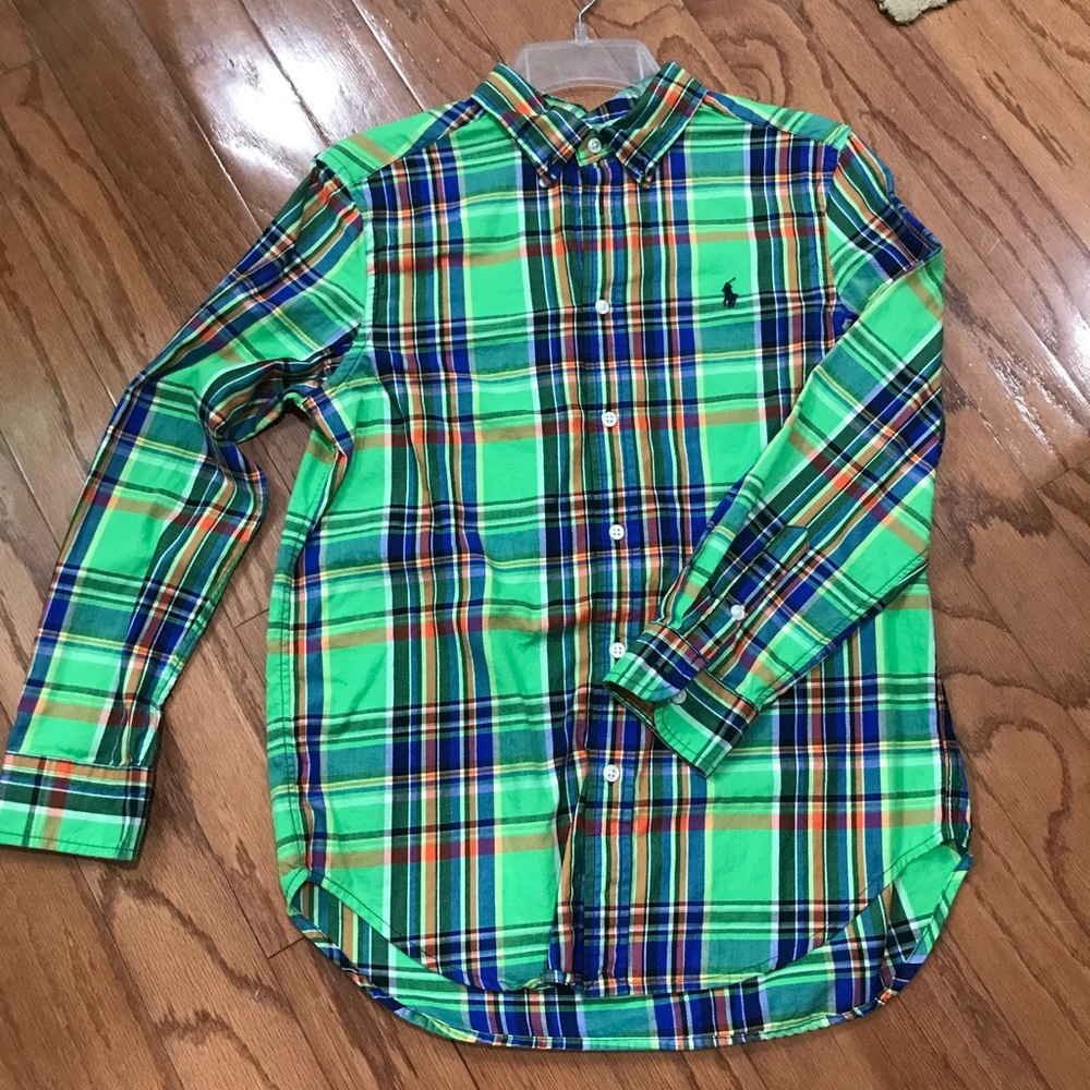 Boy’s Polo plaid button down