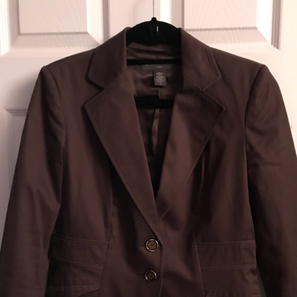 On button blazer