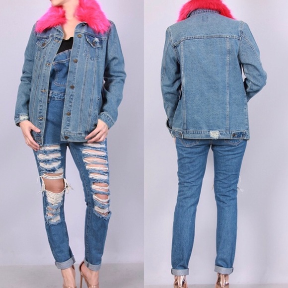 | new | Oversized Denim Jacket - Picture 2 of 3
