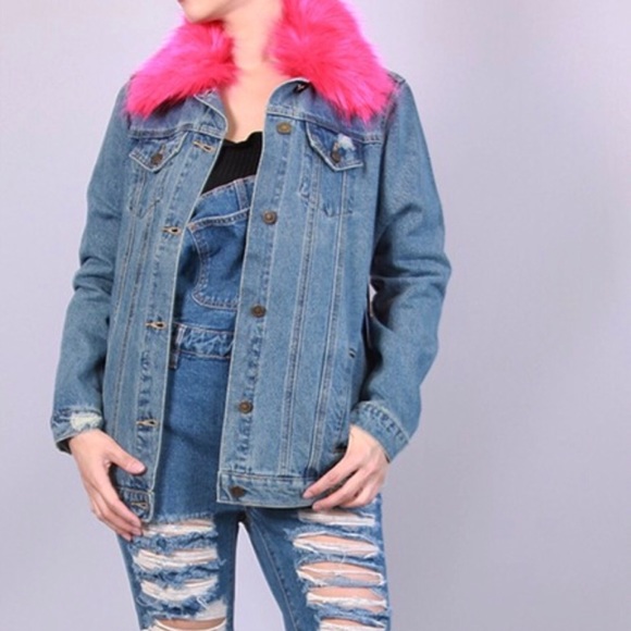 | new | Oversized Denim Jacket - Picture 3 of 3