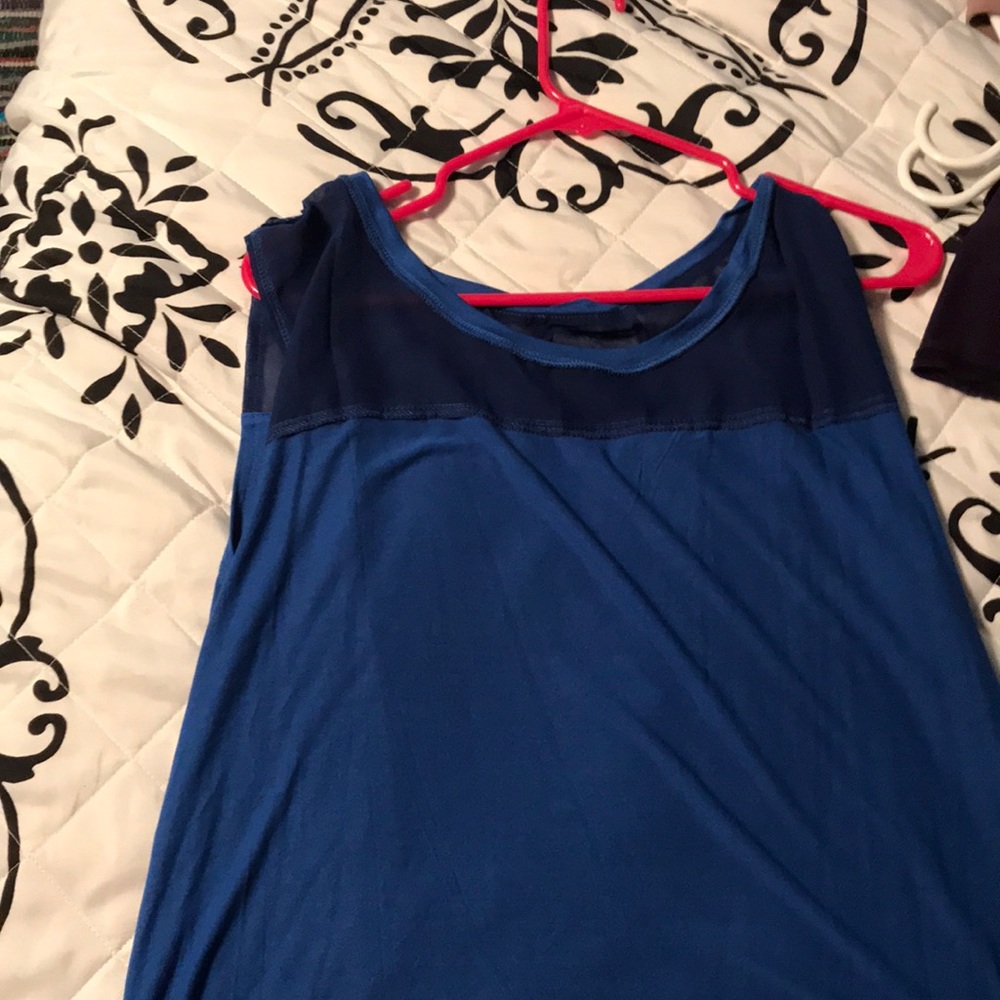 Blue tank top