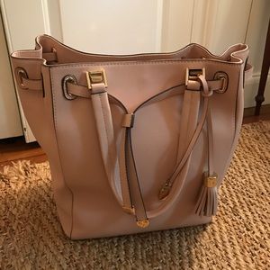 GILI large leather tote bag