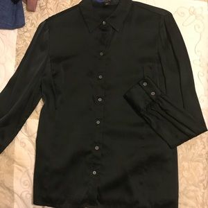 Black long sleeve Ann Taylor shirt