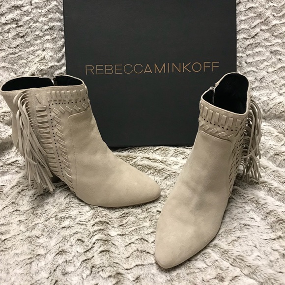 rebecca minkoff fringe boots