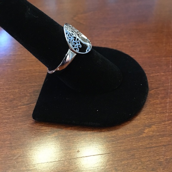 Sterling Silver Tree of Life Ring - Picture 2 of 3
