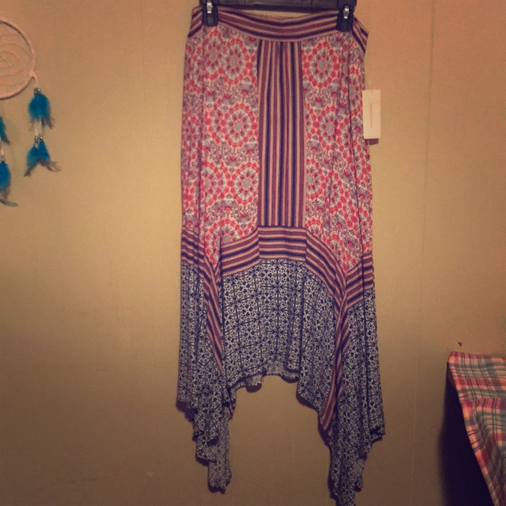 BNWT Boho skirt M colorful