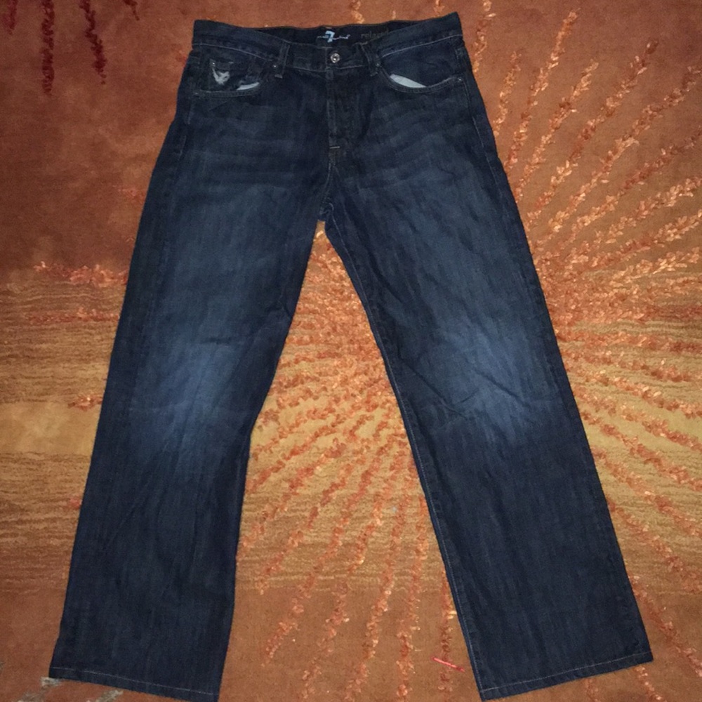 Size 34 7 for all mankind jeans