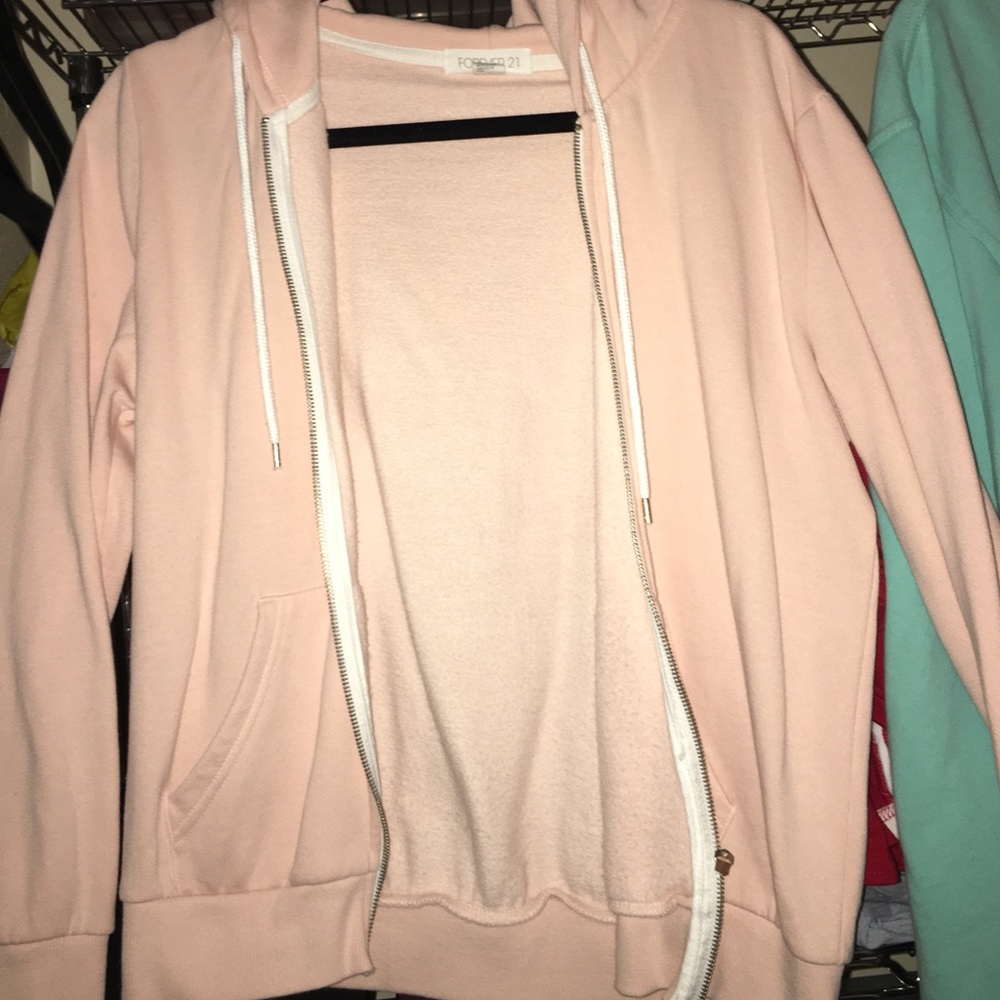 Pink Forever 21 zipup jacket