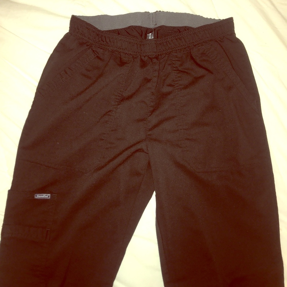 Black Scrub Pants
