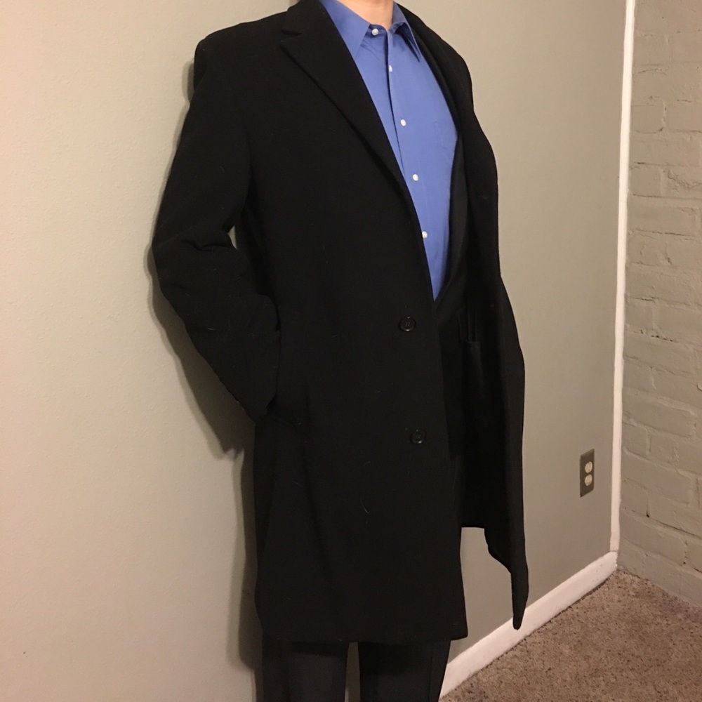 Black men’s suit coat