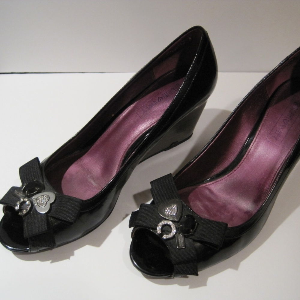 Coach Peep Toe Heels