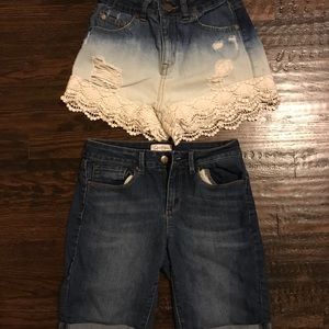Jean shorts bundle