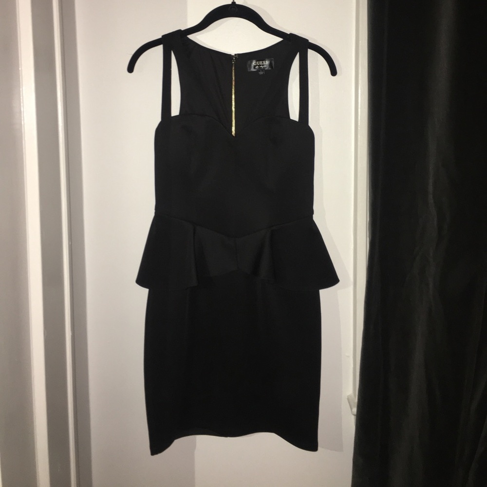 Guess strappy Peplum Dress