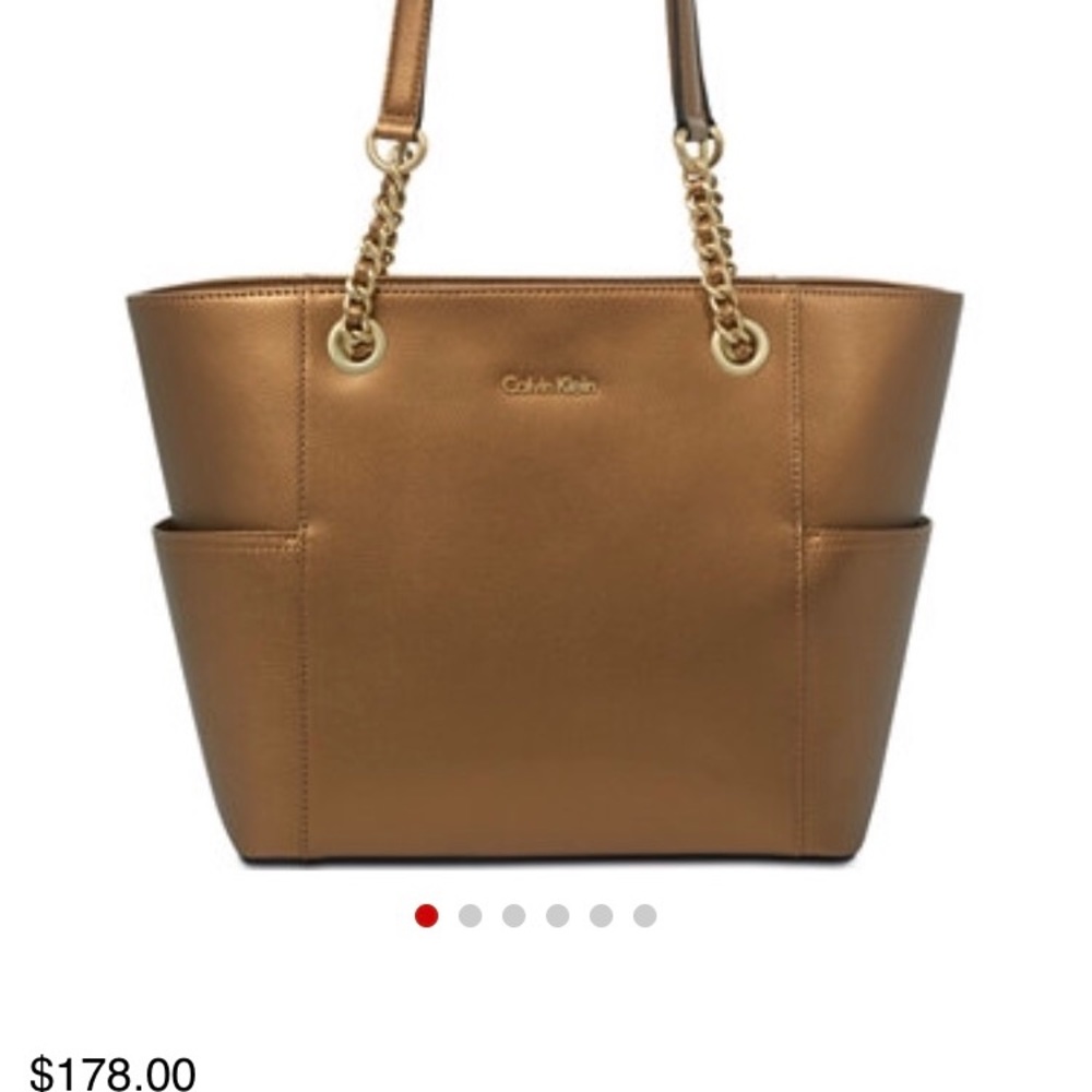 Calvin Klein-Hayden Mercury Large Tote NWT