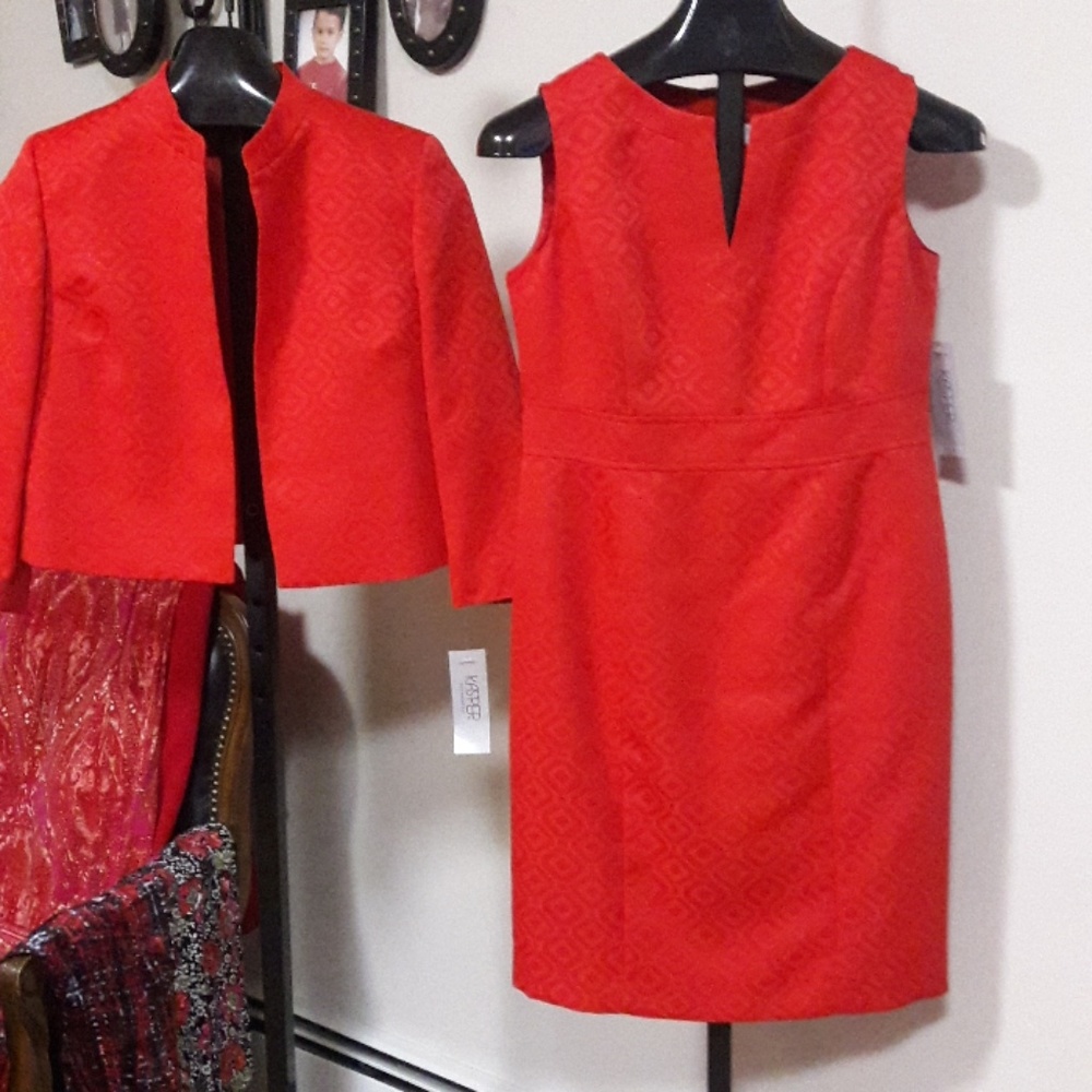 New woman dress and jacket