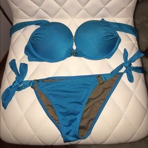Victoria’s Secret Bombshell Bra Bikini (Blue)