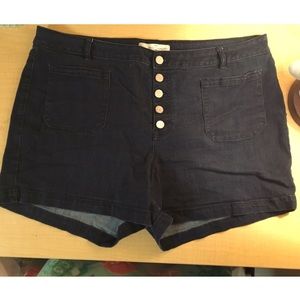 High Waisted Denim Shorts