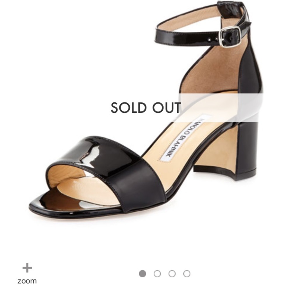 manolo blahnik lauratomod block heel sandal