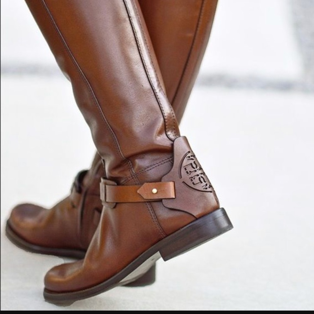 Tory Burch Derby Boot Almond