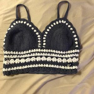 AF crotchet top