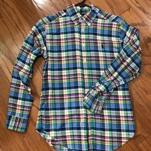 Boy’s Polo plaid button down