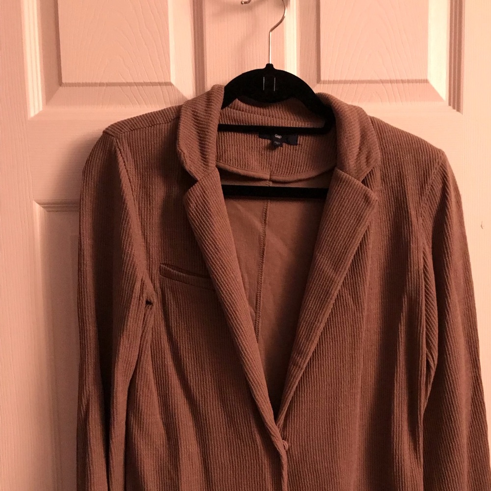 Cotton knit jacket