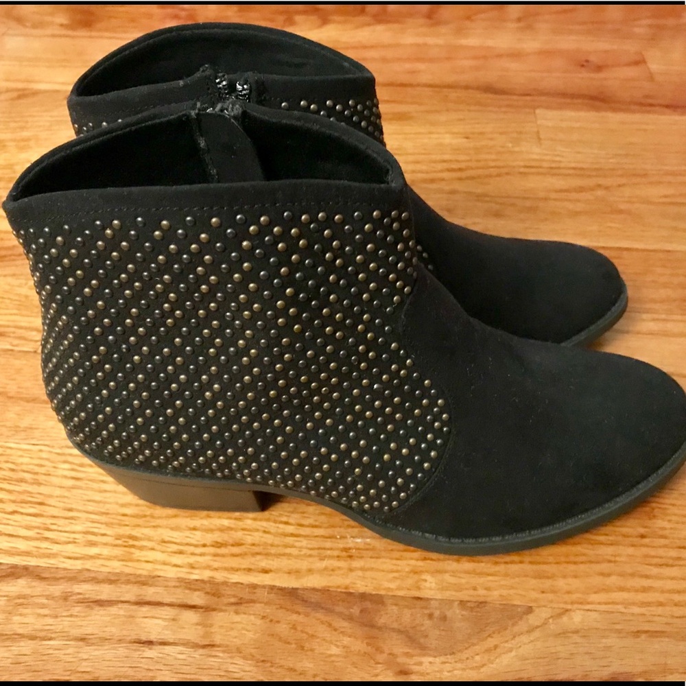 Black Studded Bootie