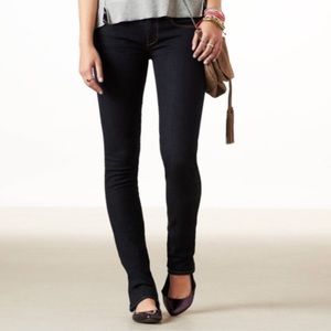 NWT american eagle skinny kick X-Long dark wash