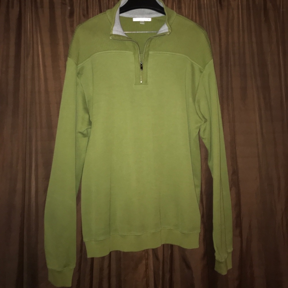 Cutter buck long sleeve 1/4 zipper sweater size L