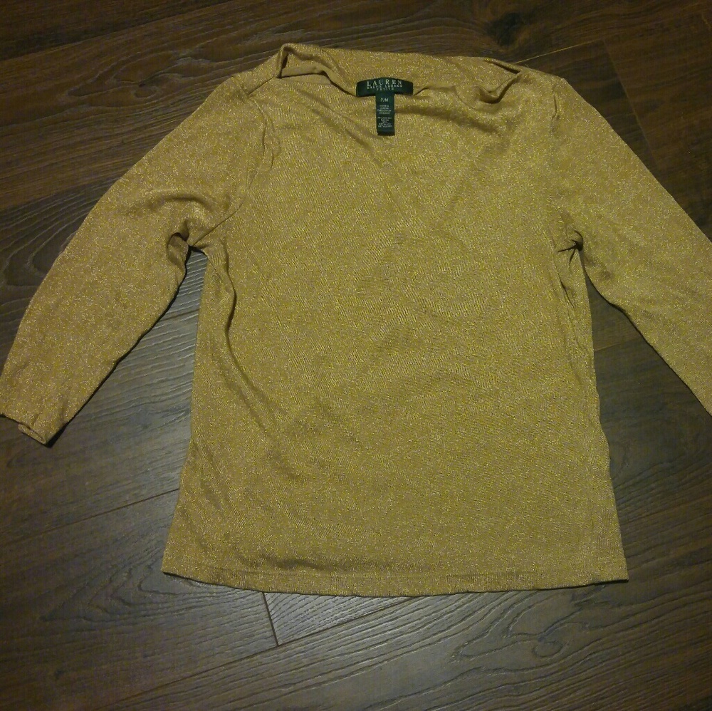 A Metallic Quarter Length Shirt