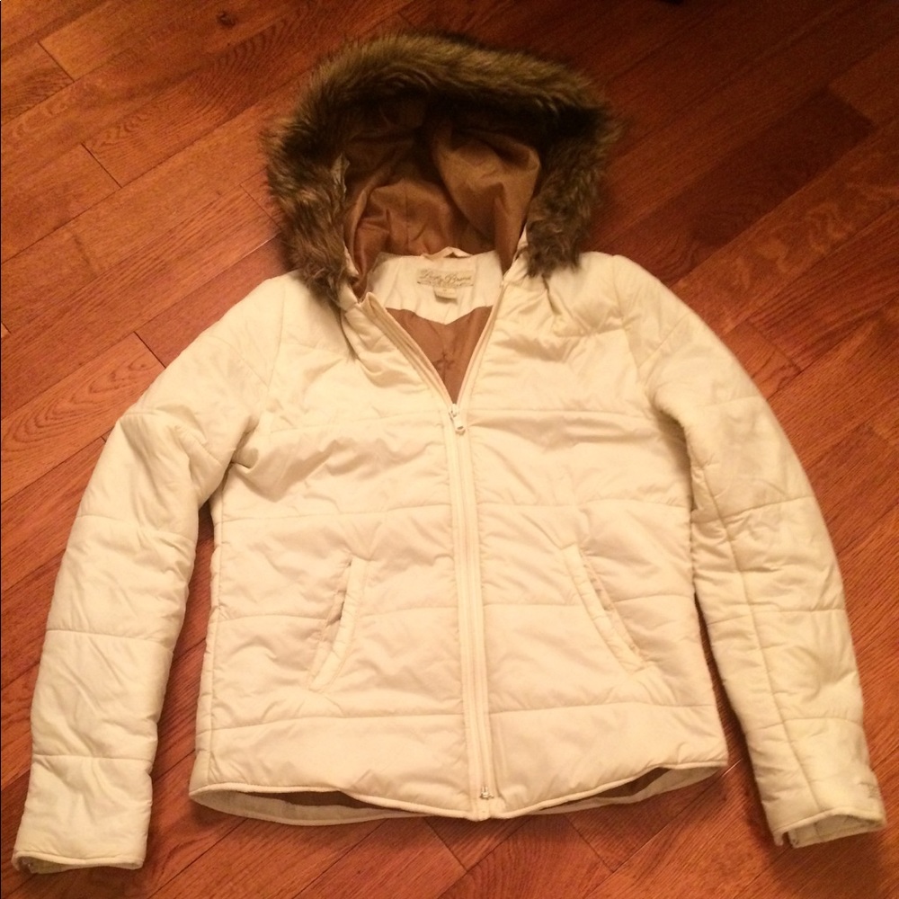 Lucky Brand Faux Fur Hooded Jacket