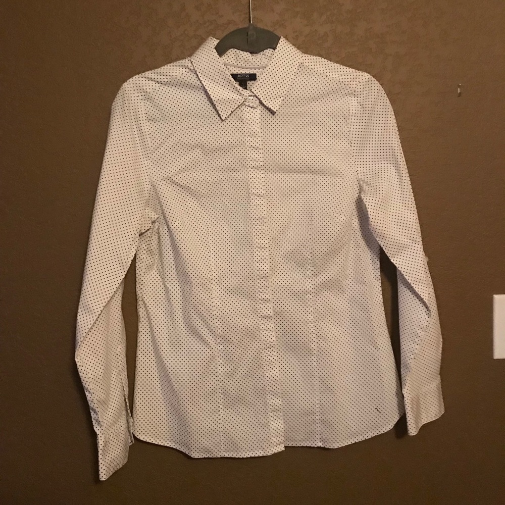 Polka Dot Button Up
