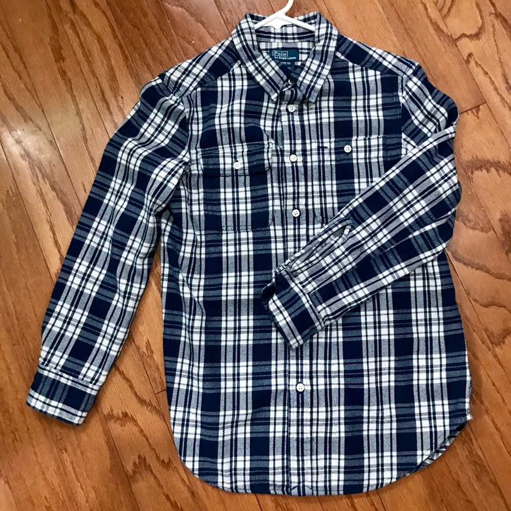 Boy’s Polo flannel button down shirt