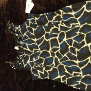 NWT blue giraffe w/sequins dress