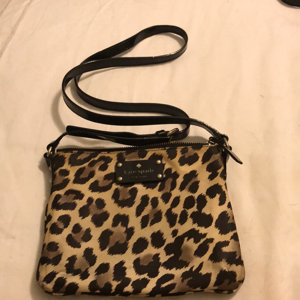 Leopard Kate Spade cross body bag