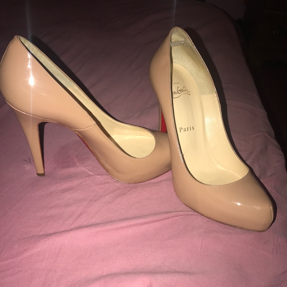 37 1/2 Christian Louboutin platforms