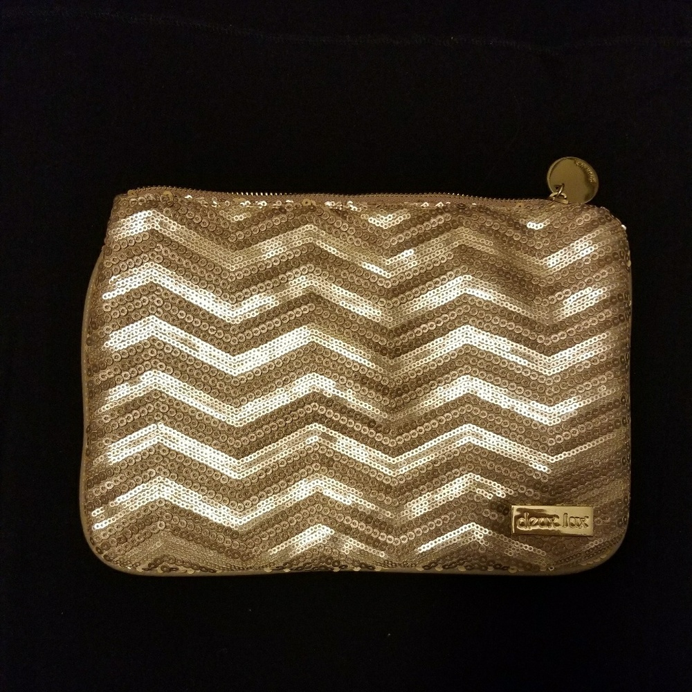 Gold Sequin Clutch